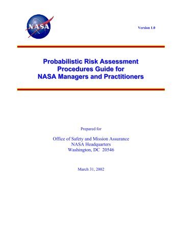 Probabilistic Risk Assessment Procedures Guide for NASA ... - Inpe