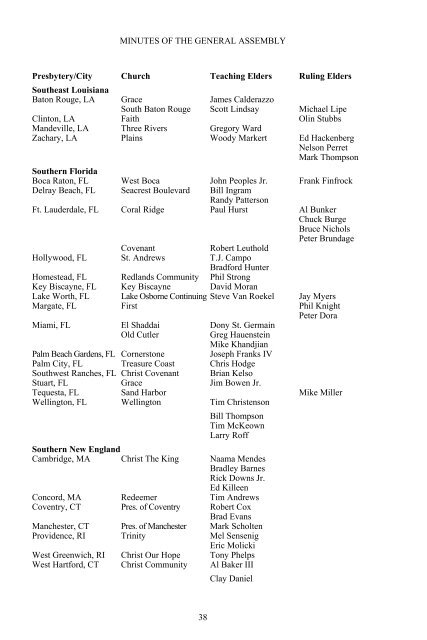 Minutes of the Thirty-Second General Assembly of the Presbyterian ...