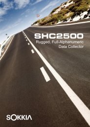 SHC2500.pdf [1.19 MB] - Sokkia Singapore