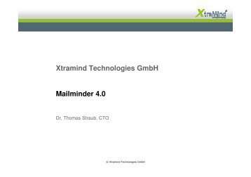 Xtramind Technologies GmbH Mailminder 4.0