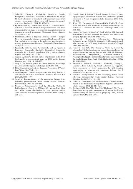 Three-dimensional sonographic calculation of the volume of ...