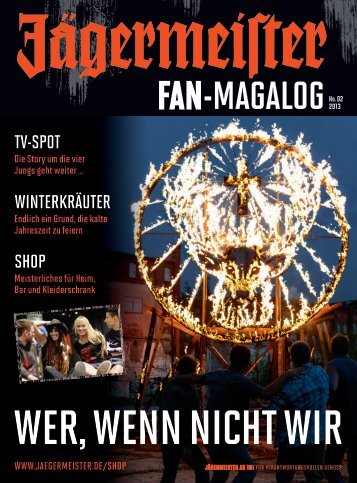 FAN-MAGALOG - Jägermeister Shop