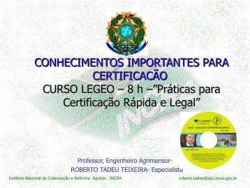 Conhecimentos para CertificaÃ§Ã£o