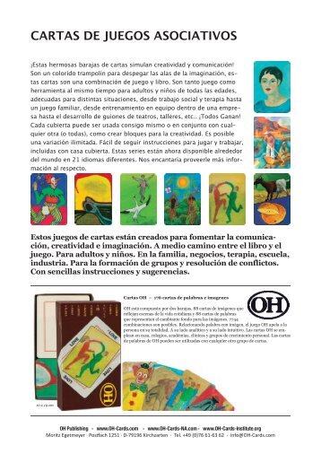 CARTAS de juegoS ASoCIATIVoS - OH-Cards