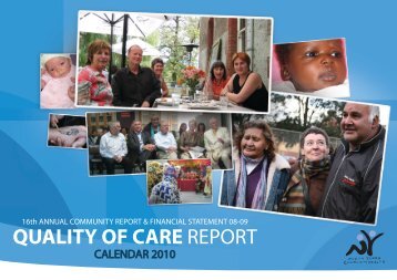 QUALITY OF CARE REPORT - North Yarra Community Health