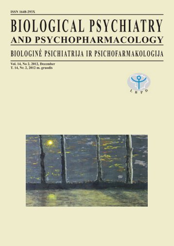 biological psychiatry - Psichofiziologijos ir reabilitacijos institutas