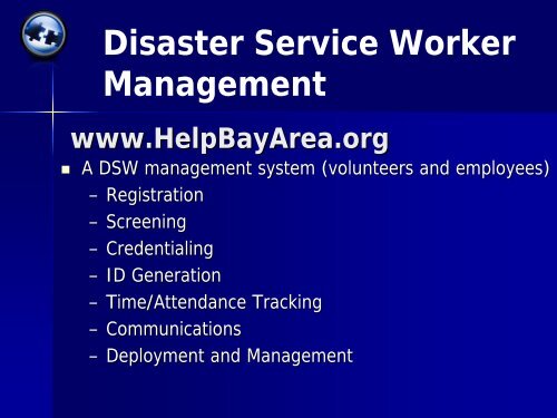 Who Is A Disaster Service Worker? - The 2012 Integrated Medical ...