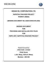 Uhde India Limited INDIAN OIL CORPORATION LTD.