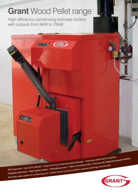 Grant UK Wood Pellet Boiler brochure - July 2013