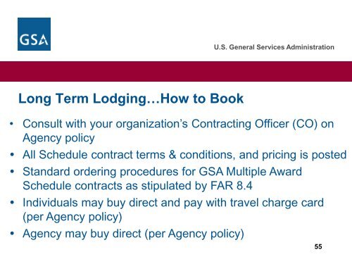 GSA Lodging Programs - The Global Business Travel Association
