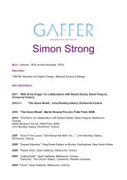 Simon Strong - Gaffer Ltd