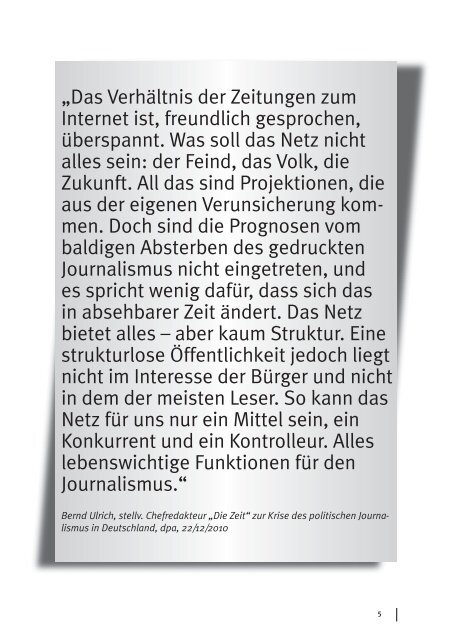 Online-Journalismus - Netzwerk Recherche