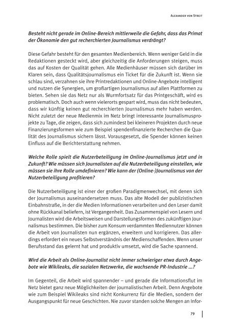 Online-Journalismus - Netzwerk Recherche