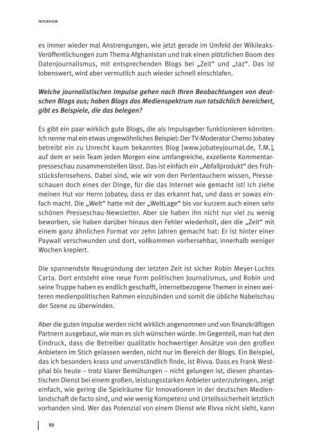 Online-Journalismus - Netzwerk Recherche