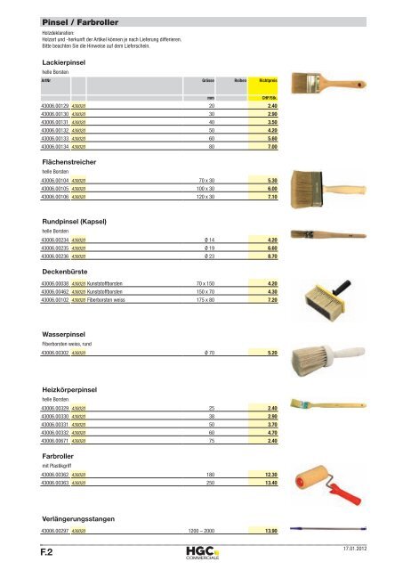 WERKZEUGKATALOG 2012 - HG Commerciale