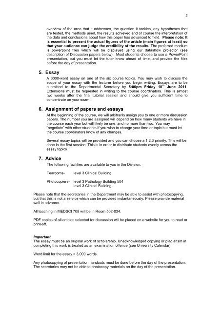 Course Outline