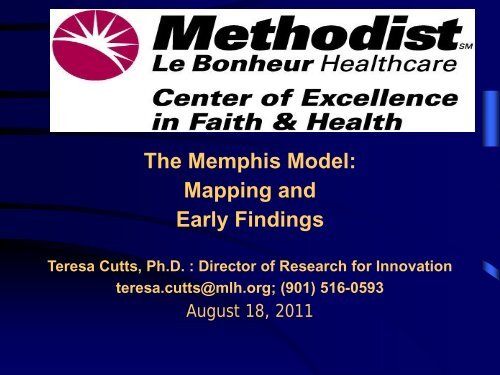 The Memphis Model - Methodist Healthcare