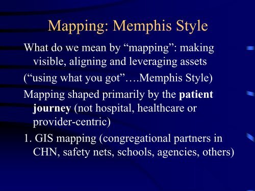 The Memphis Model - Methodist Healthcare
