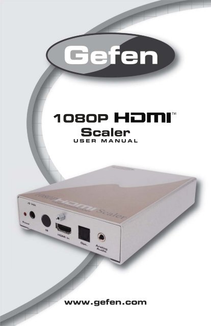 1080p HDMI Scaler - Gefen