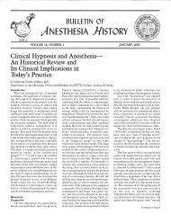 January 2000, Vol 18 - Anesthesia History Association