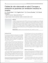 Calidad de vida relacionada en salud: Concepto y - Revista de ...