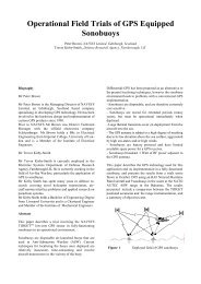 Operational Field Trials of GPS Equipped Sonobuoys