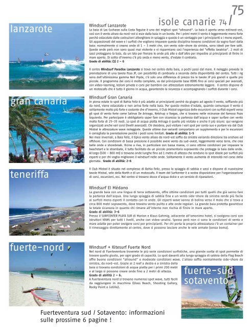 isole canarie - vacanze viaggi windsurf