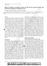 Effects of Feeding Level During Lactation on FSH and LH Secretion ...