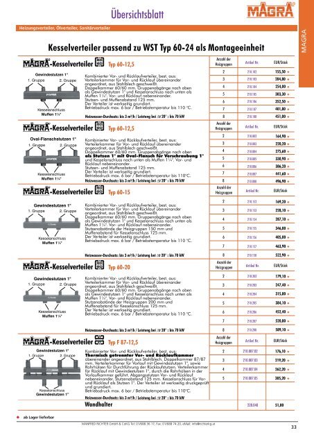 PREISLISTE 2013 als PDF-Datei - richterkg.at