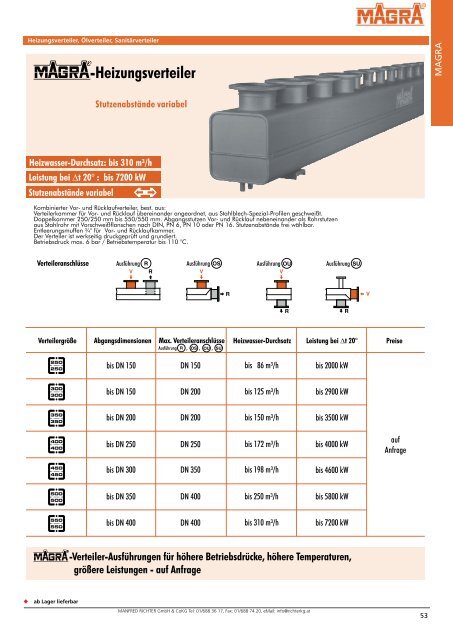 PREISLISTE 2013 als PDF-Datei - richterkg.at