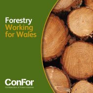 Forestry Working for Wales - ConFor