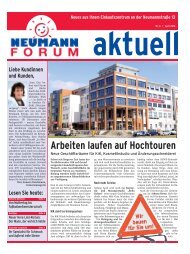 Arbeiten laufen auf Hochtouren - Neumann Forum