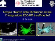 Terapia ablativa della fibrillazione atriale: l' integrazione ECO-RM ÃƒÂ¨ ...