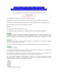 ley reglamentaria del articulo 27 constitucional en el ramo del petroleo