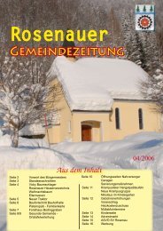 04. Ausgabe 2006 (0 bytes) - Rosenau am Hengstpaß - Land ...