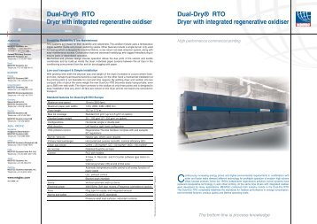 Dual-Dry® RTO Dryer with integrated ... - Megtec Systems