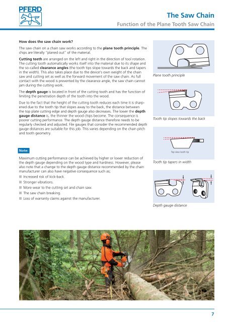 PFERD Tools for Forestry