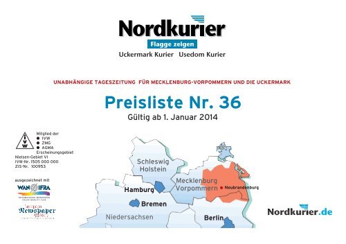 Preisliste Nr. 36 - Nordkurier