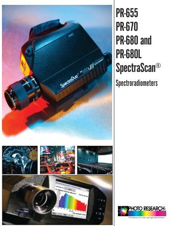 PR-655 Brochure - Photo Research, Inc.