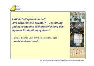 AWF-Arbeitsgemeinschaft „Produzieren wie Toyota!? – Gestaltung ...