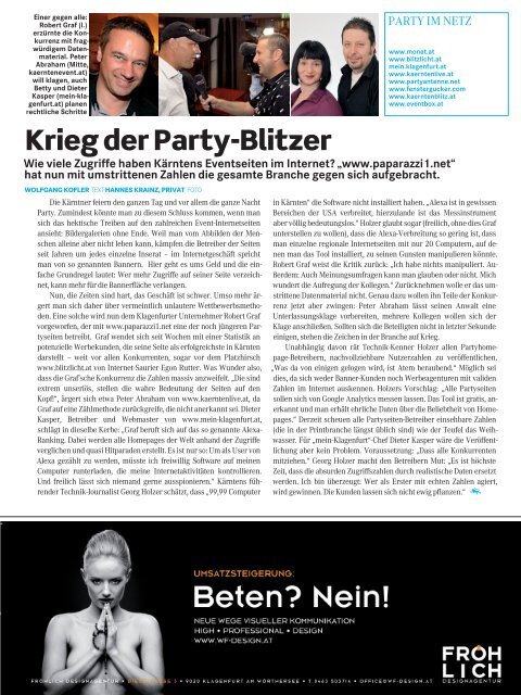 Krieg der Party-Blitzer - Mein Klagenfurt