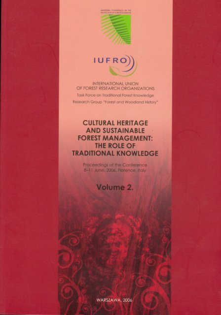 Cultural Heritage And Sustainable Forest Management