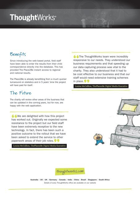 tailored to their needs - ThoughtWorks