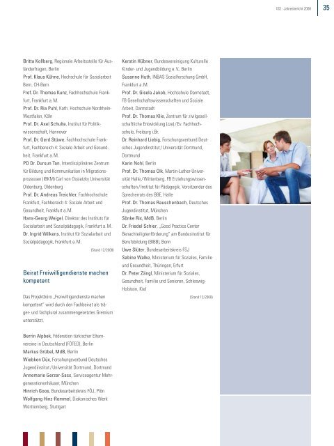 Jahresbericht 2008 - Institut fÃ¼r Sozialarbeit und SozialpÃ¤dagogik eV