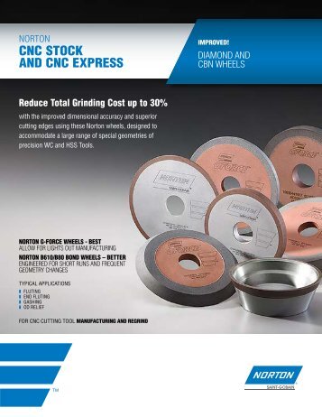 Diamond and cBN Wheels - for CNC Cutting Tool Mfg ... - Norton