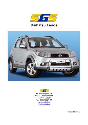 Daihatsu Terios - SGS