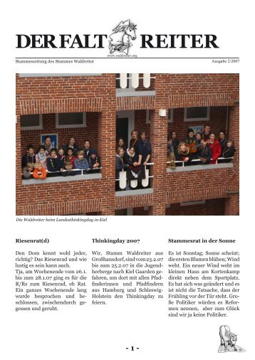 Ausgabe 2/2007 - BdP Stamm Waldreiter