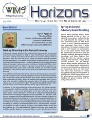 WIMS 2 Horizons July 2012 - Wireless Integrated MicroSensing and ...