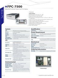 FPC-7500 - Fabrimex Systems AG