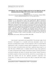 synthesis and characterization of lead zirconate by homogeneous ...